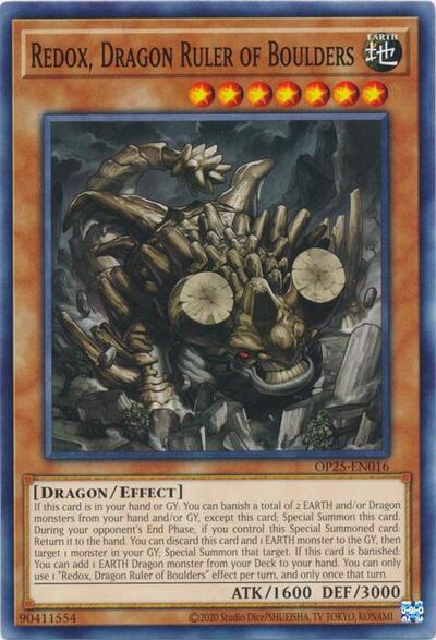 Redox, Dragon Ruler of Boulders (OP25-EN016) [OTS Tournament Pack 25]