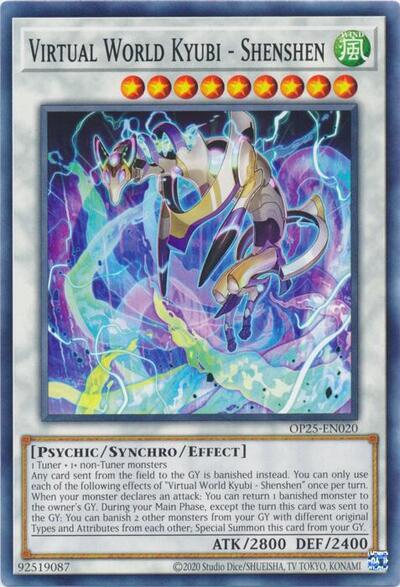 Virtual World Kyubi - Shenshen (OP25-EN020) [OTS Tournament Pack 25]