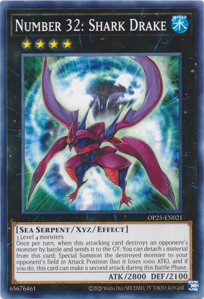 Number 32: Shark Drake (OP25-EN021) [OTS Tournament Pack 25]