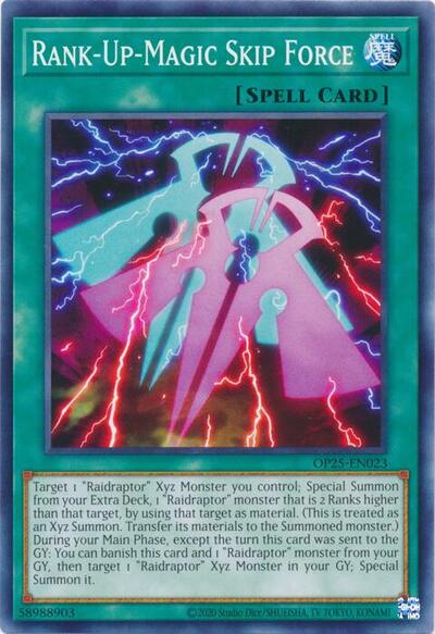 Rank-Up-Magic Skip Force (OP25-EN023) [OTS Tournament Pack 25]