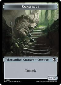 Construct (Ripple Foil) // Myr Double-Sided Token (24 // 25) [Commander: Modern Horizons 3]