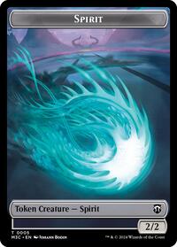 Spirit (Ripple Foil) // Eldrazi Double-Sided Token (5 // 1) [Commander: Modern Horizons 3]