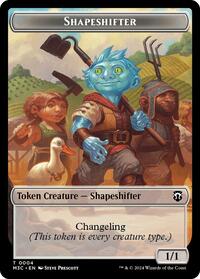 Shapeshifter (0004) (Ripple Foil) // Copy Double-Sided Token (4 // 1) [Commander: Modern Horizons 3]