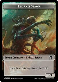 Eldrazi Spawn (Ripple Foil) // Eldrazi Scion Double-Sided Token (38 // 3) [Commander: Modern Horizons 3]