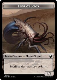 Eldrazi Scion (Ripple Foil) // Eldrazi Spawn Double-Sided Token (3 // 2) [Commander: Modern Horizons 3]