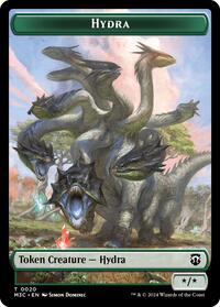 Hydra (Ripple Foil) // Boar Double-Sided Token (20 // 17) [Commander: Modern Horizons 3]