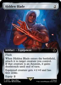 Hidden Blade (Extended Art) (307) [Buy-A-Box Promos]