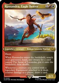 Kassandra, Eagle Bearer (Foil Etched) (240) [Universes Beyond: Assassin's Creed]