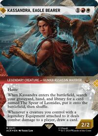 Kassandra, Eagle Bearer (Showcase) (Textured Foil) (271) [Universes Beyond: Assassin's Creed]