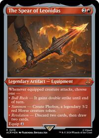 The Spear of Leonidas (Foil Etched) (219) [Universes Beyond: Assassin's Creed]