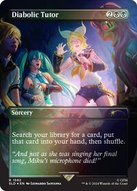 Diabolic Tutor (1592) (Rainbow Foil) (1592) [Secret Lair Drop Series]