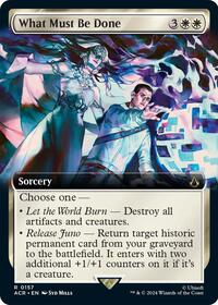 What Must Be Done (Extended Art) (157) [Universes Beyond: Assassin's Creed]