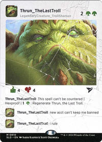 Thrun, the Last Troll (810) [Secret Lair Drop Series]