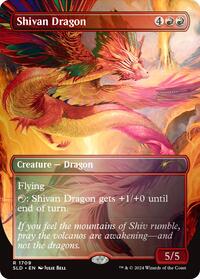 Shivan Dragon (Rainbow Foil) (1709) [Secret Lair Drop Series]