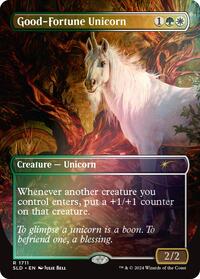 Good-Fortune Unicorn (Rainbow Foil) (1711) [Secret Lair Drop Series]