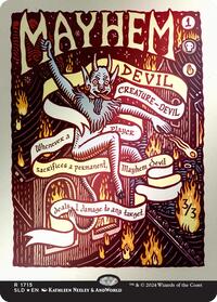 Mayhem Devil (Rainbow Foil) (1715) [Secret Lair Drop Series]