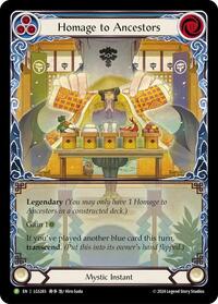 Homage to Ancestors // Inner Chi - LGS283 (LGS283) [Flesh and Blood: Promo Cards]