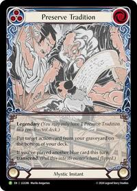 Preserve Tradition // Inner Chi - LGS286 (LGS286) [Flesh and Blood: Promo Cards]