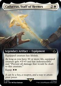 Caduceus, Staff of Hermes (Extended Art) (155) [Universes Beyond: Assassin's Creed]