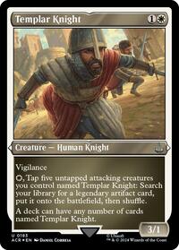 Templar Knight (Foil Etched) (183) [Universes Beyond: Assassin's Creed]