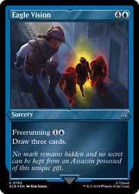 Eagle Vision (Foil Etched) (190) [Universes Beyond: Assassin's Creed]