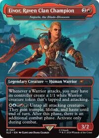 Eivor, Raven Clan Champion - Najeela, the Blade-Blossom (1557) [Secret Lair Drop Series]