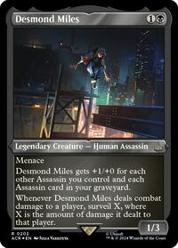 Desmond Miles (Foil Etched) (202) [Universes Beyond: Assassin's Creed]
