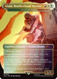 Altair, Brotherhood Mentor - Kelsien, the Plague (Rainbow Foil) (1558) [Secret Lair Drop Series]