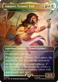 Amunet, Tyrants' End - Queen Marchesa (Rainbow Foil) (1559) [Secret Lair Drop Series]