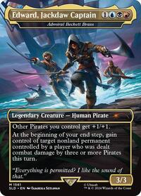 Edward, Jackdaw Captain - Admiral Beckett Brass (1561) [Secret Lair Drop Series]