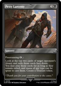 Petty Larceny (Foil Etched) (209) [Universes Beyond: Assassin's Creed]