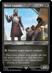 Royal Assassin (Foil Etched) (213) [Universes Beyond: Assassin's Creed]