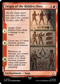 Origin of the Hidden Ones (36) [Universes Beyond: Assassin's Creed]
