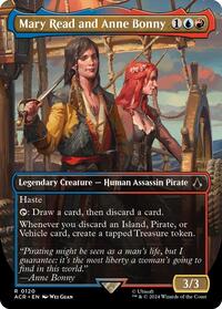 Mary Read and Anne Bonny (Borderless) (120) [Universes Beyond: Assassin's Creed]