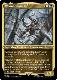 Ratonhnhake:ton (Foil Etched) (244) [Universes Beyond: Assassin's Creed]