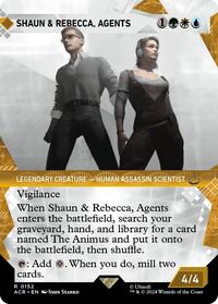 Shaun & Rebecca, Agents (Showcase) (152) [Universes Beyond: Assassin's Creed]