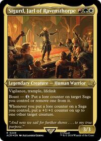 Sigurd, Jarl of Ravensthorpe (Foil Etched) (249) [Universes Beyond: Assassin's Creed]