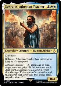 Sokrates, Athenian Teacher (67) [Universes Beyond: Assassin's Creed]