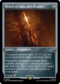 Sword of Light and Shadow (Foil Etched) (262) [Universes Beyond: Assassin's Creed]