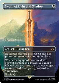 Sword of Light and Shadow (Borderless) (125) [Universes Beyond: Assassin's Creed]