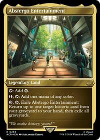 Abstergo Entertainment (Foil Etched) (265) [Universes Beyond: Assassin's Creed]