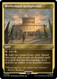 Brotherhood Headquarters (Foil Etched) (266) [Universes Beyond: Assassin's Creed]