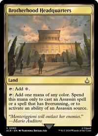 Brotherhood Headquarters (80) [Universes Beyond: Assassin's Creed]