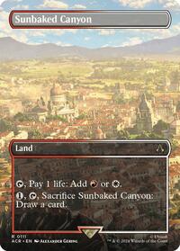 Sunbaked Canyon (Borderless) (111) [Universes Beyond: Assassin's Creed]