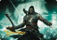 Adewale, Breaker of Chains Art Card (Gold-Stamped Signature) (14) [Art Series: Universes Beyond: Assassin's Creed]