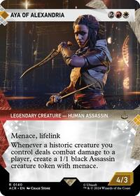 Aya of Alexandria (Showcase) (140) [Universes Beyond: Assassin's Creed]