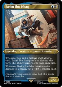 Basim Ibn Ishaq (Foil Etched) (230) [Universes Beyond: Assassin's Creed]