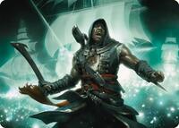 Adewale, Breaker of Chains Art Card (14) [Art Series: Universes Beyond: Assassin's Creed]