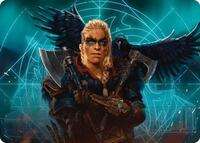 Eivor, Wolf-Kissed Art Card (17) [Art Series: Universes Beyond: Assassin's Creed]