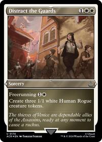 Distract the Guards (Foil Etched) (174) [Universes Beyond: Assassin's Creed]